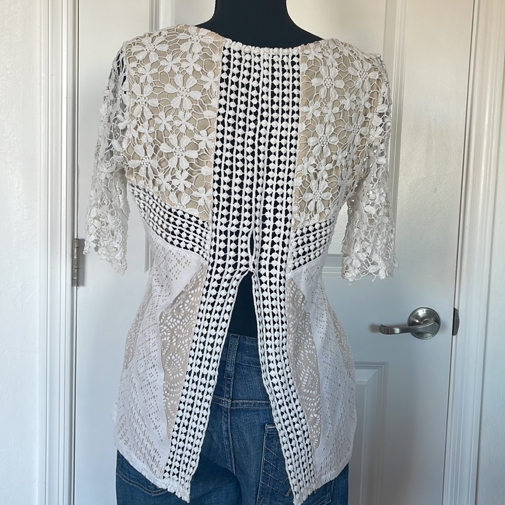 BKE blouse size M white